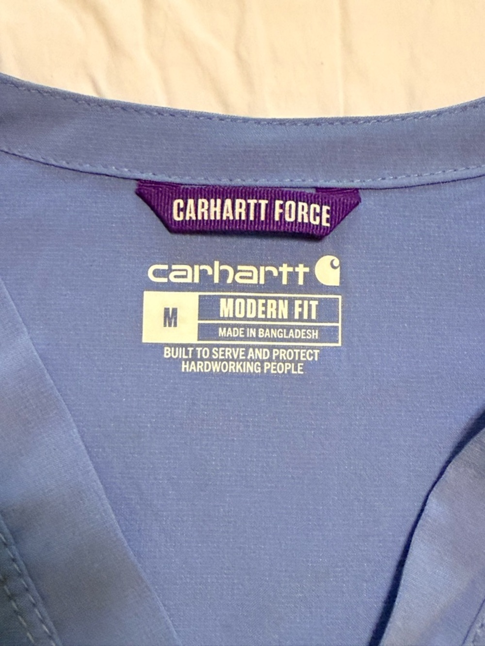 Carhartt Women's Force® Cross-Flex Modern Fit V-Neck Top - Picture 6 of 8